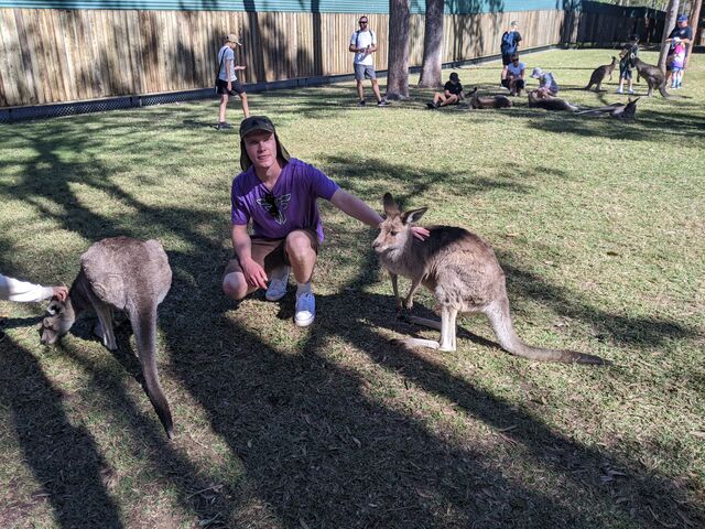 At the Australia Zoo (Queensland)
