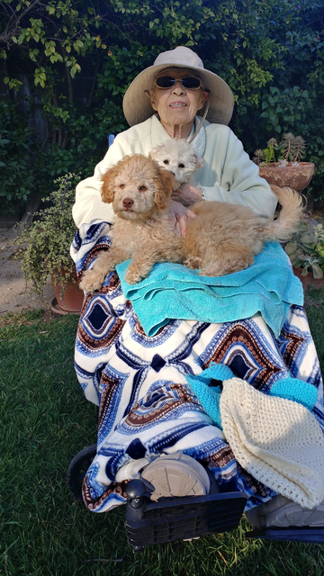 Mary M. & friend
